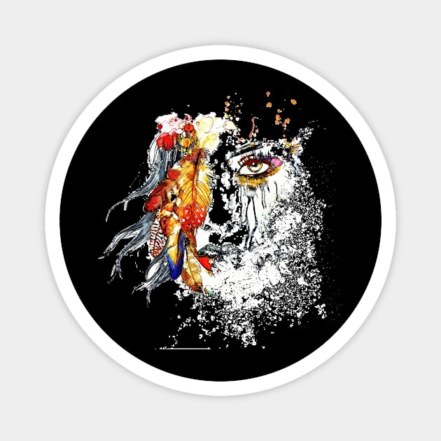 Abstract Design Style Magnet by spacemedia